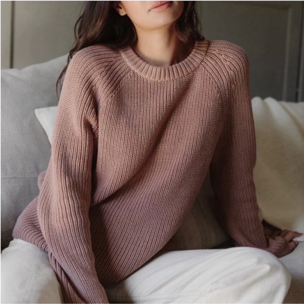 Jenni Kayne Cotton Fisherman Sweater